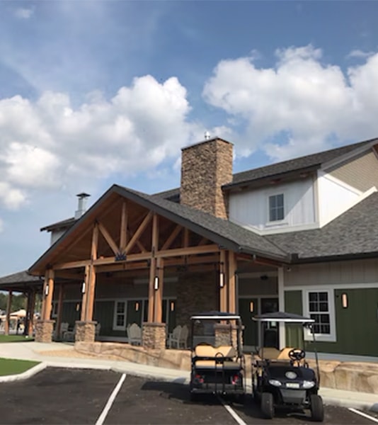 Cincinnati Camp Cedar Resort front view